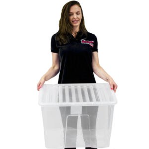 80L Clear Plastic Storage Box